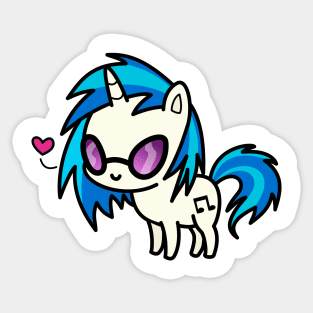 DJ Pon-3 chibi Sticker